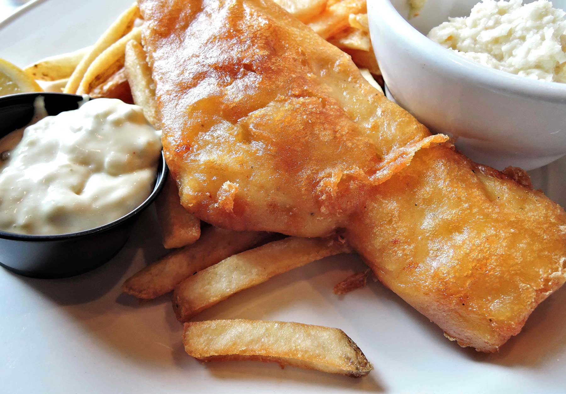 Haddock and chips