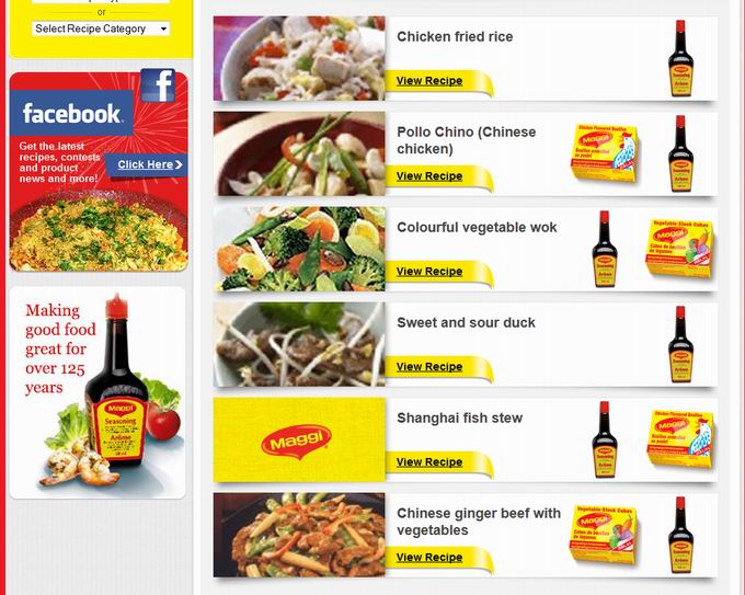 Maggi Sauce in Asian recipes