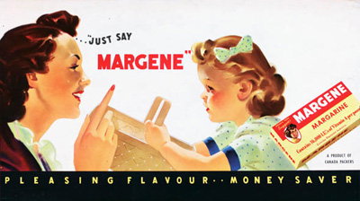 Margene Margarine, 1949