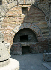 Bread oven at Pompeii