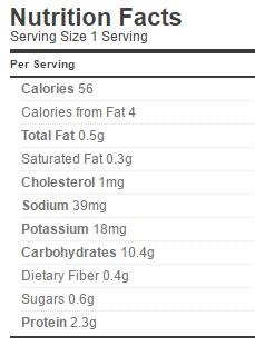 Nutritional Information